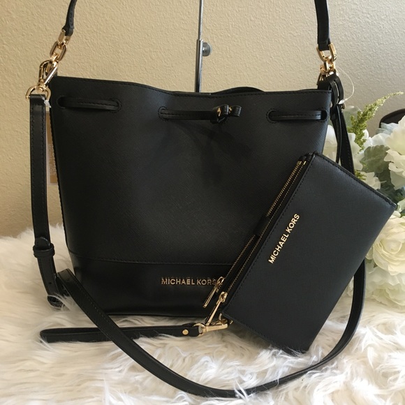 Michael Kors trista bucket messager bag wallet set - Picture 3 of 8